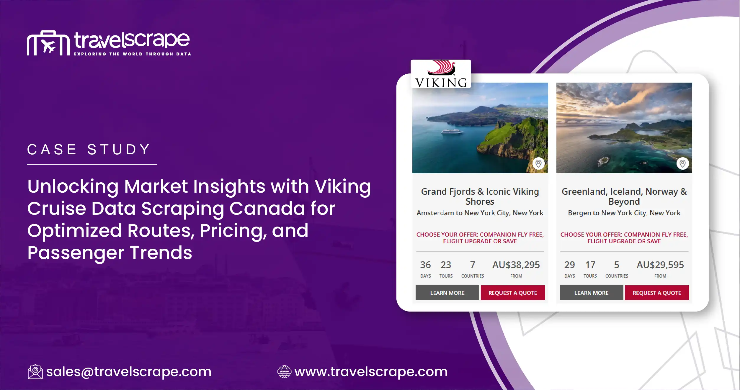 Viking Cruise Data Scraping Canada for Optimized Routes
